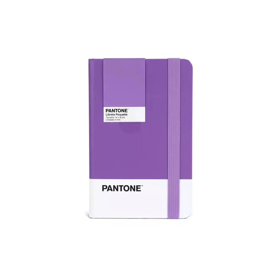 Libreta Pequeña 14x9cm Con Elastico. Pantone 11