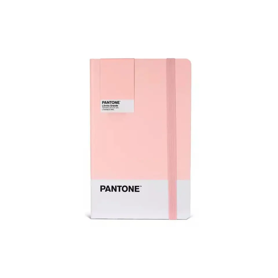 Libreta Grande 21x13cm Con Elastico. Pantone 4