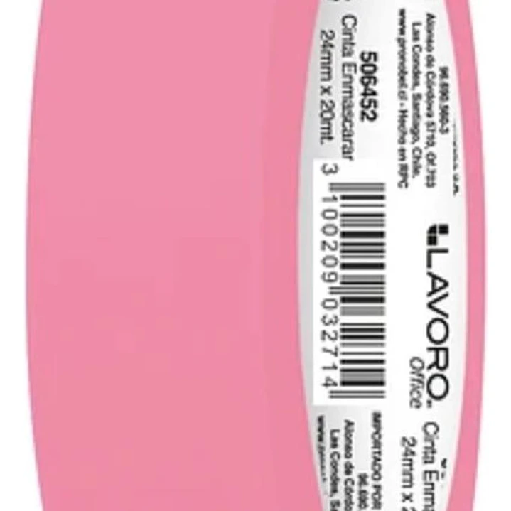 Cinta Enmascarar Masking Tape Color 24mmx20m 9 Colores 3