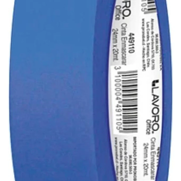 Cinta Enmascarar Masking Tape Color 24mmx20m 9 Colores 4