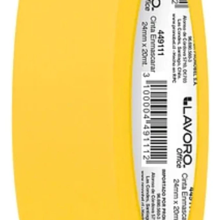 Cinta Enmascarar Masking Tape Color 24mmx20m 9 Colores 6