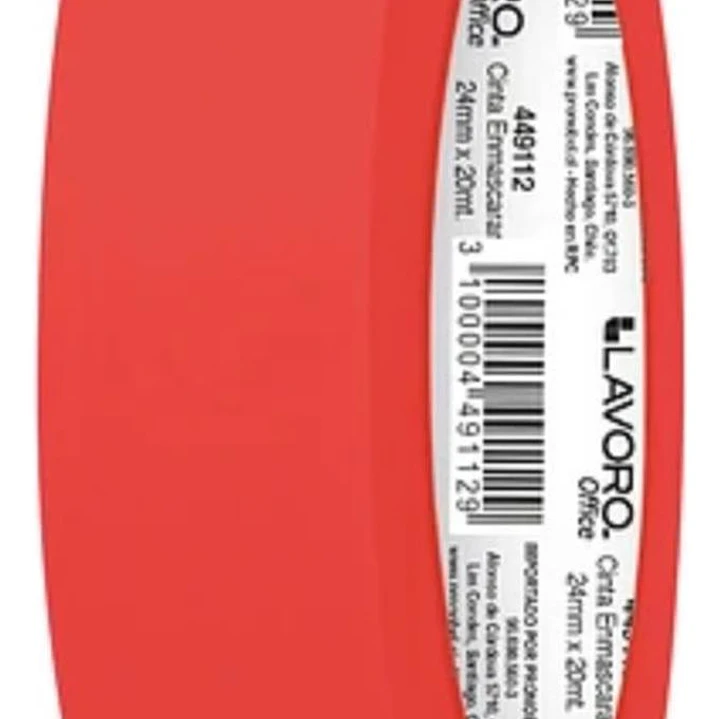 Cinta Enmascarar Masking Tape Color 24mmx20m 9 Colores 7