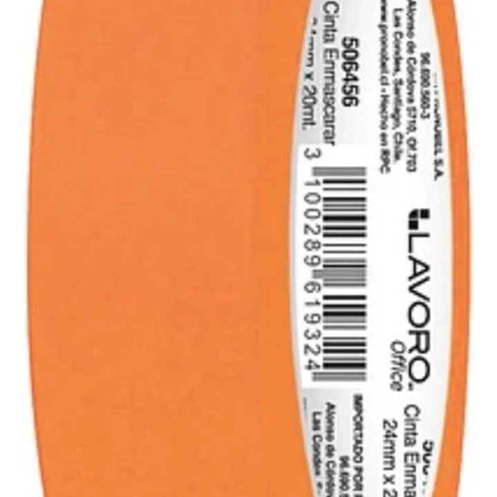 Cinta Enmascarar Masking Tape Color 24mmx20m 9 Colores 10
