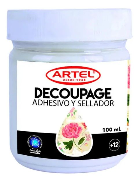 Adhesivo Y Sellador Decoupage 100ml. Artel