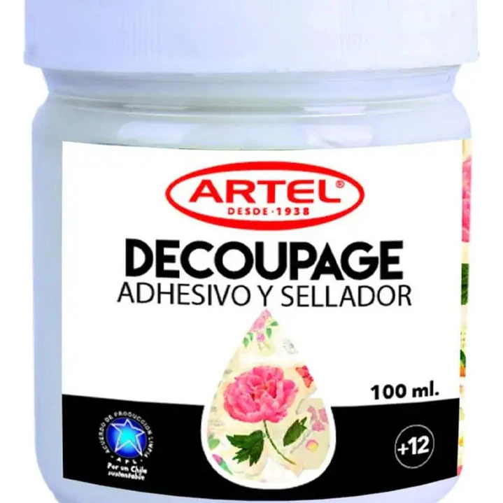 Adhesivo Y Sellador Decoupage 100ml. Artel 1