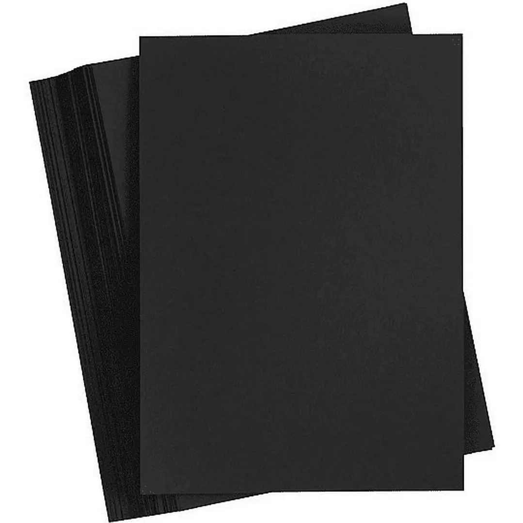 Papel Bond Negro A5 110grs 100 Hojas 1
