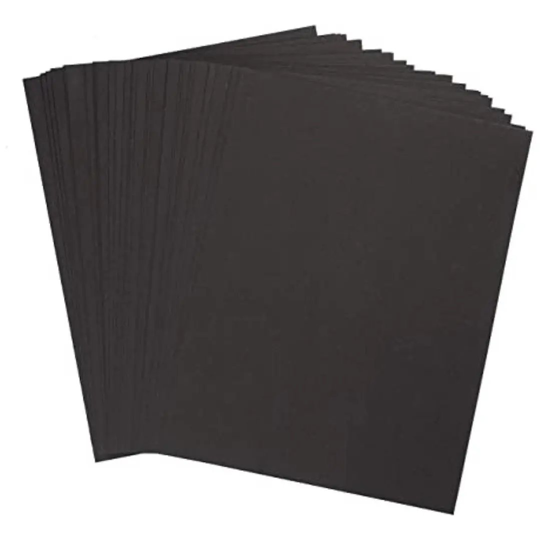 Papel Bond Negro A6 110grs 100 Hojas 1
