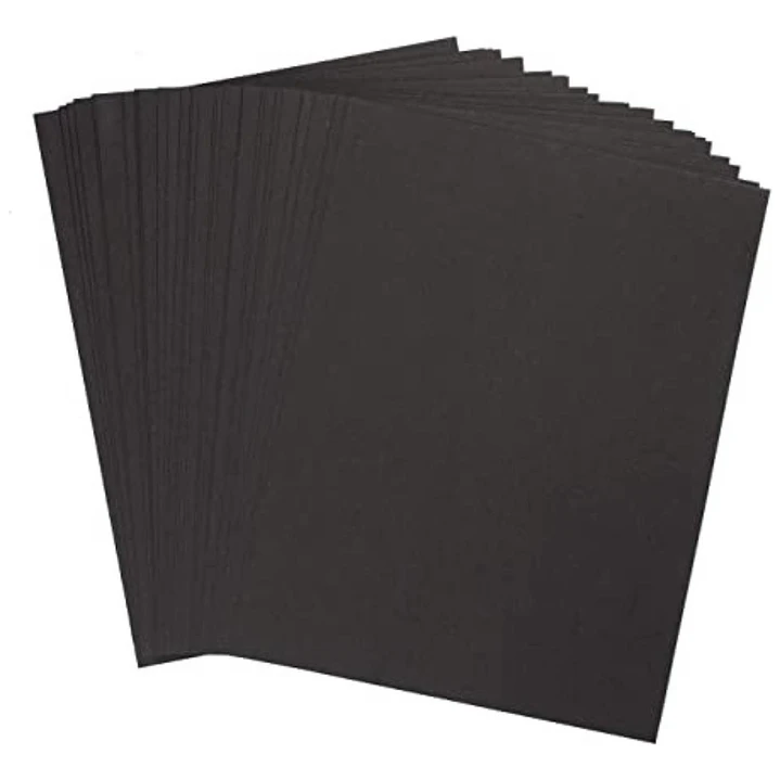 Papel Bond Negro A6 110grs 100 Hojas 1
