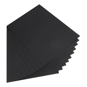 Papel Bond Negro Carta 110grs 100 Hojas