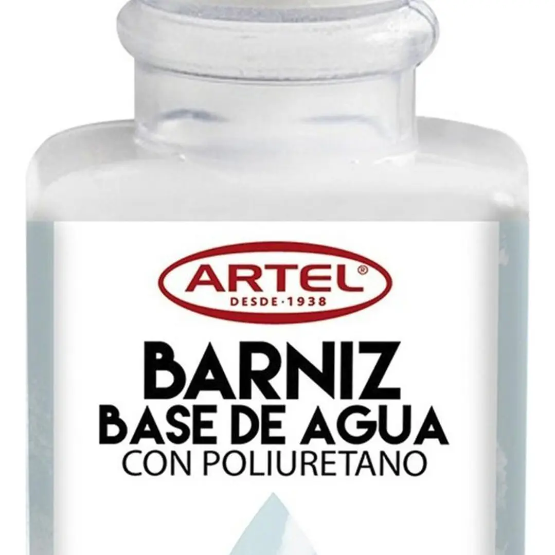 Barniz Base De Agua, Frasco 80ml. Artel 1