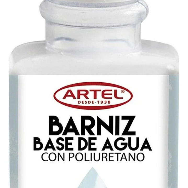 Barniz Base De Agua, Frasco 80ml. Artel 1