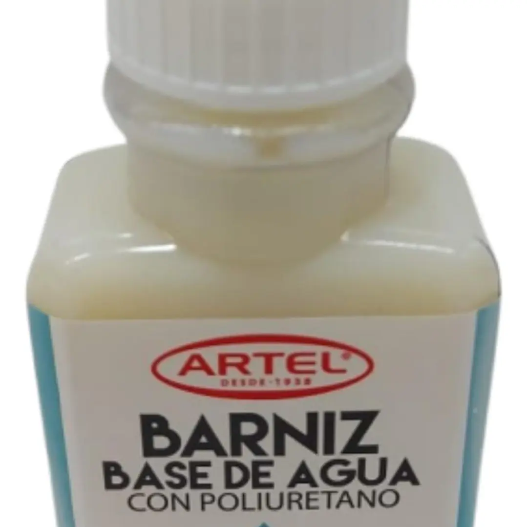 Barniz Base De Agua, Frasco 80ml. Artel 2