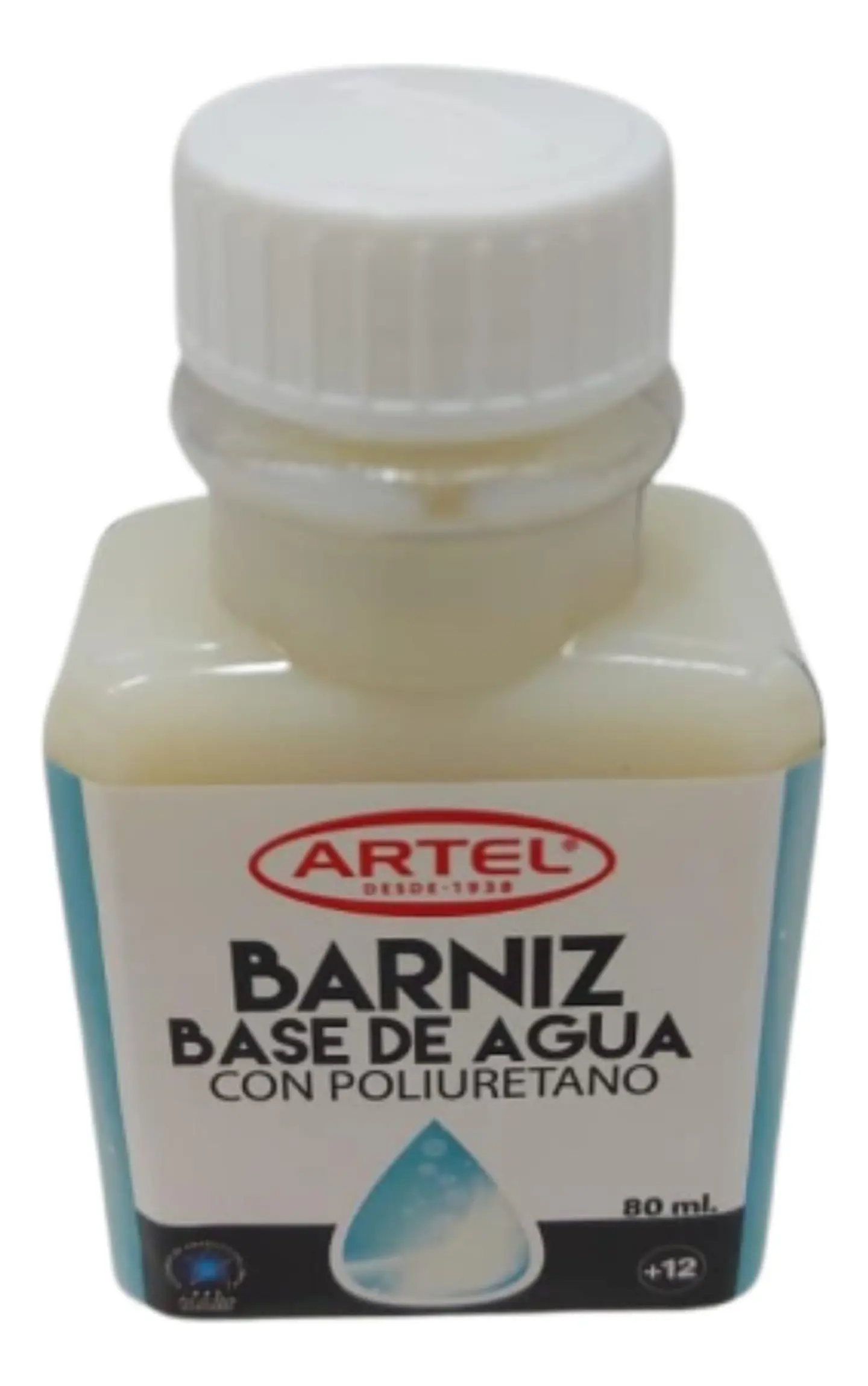 Barniz Base De Agua, Frasco 80ml. Artel 2