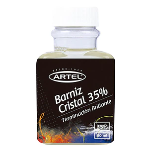 Barniz Cristal 35% Frasco 80ml. Artel