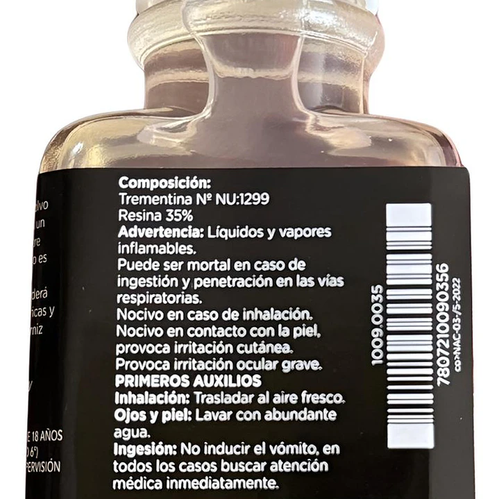 Barniz Cristal 35% Frasco 80ml. Artel 2