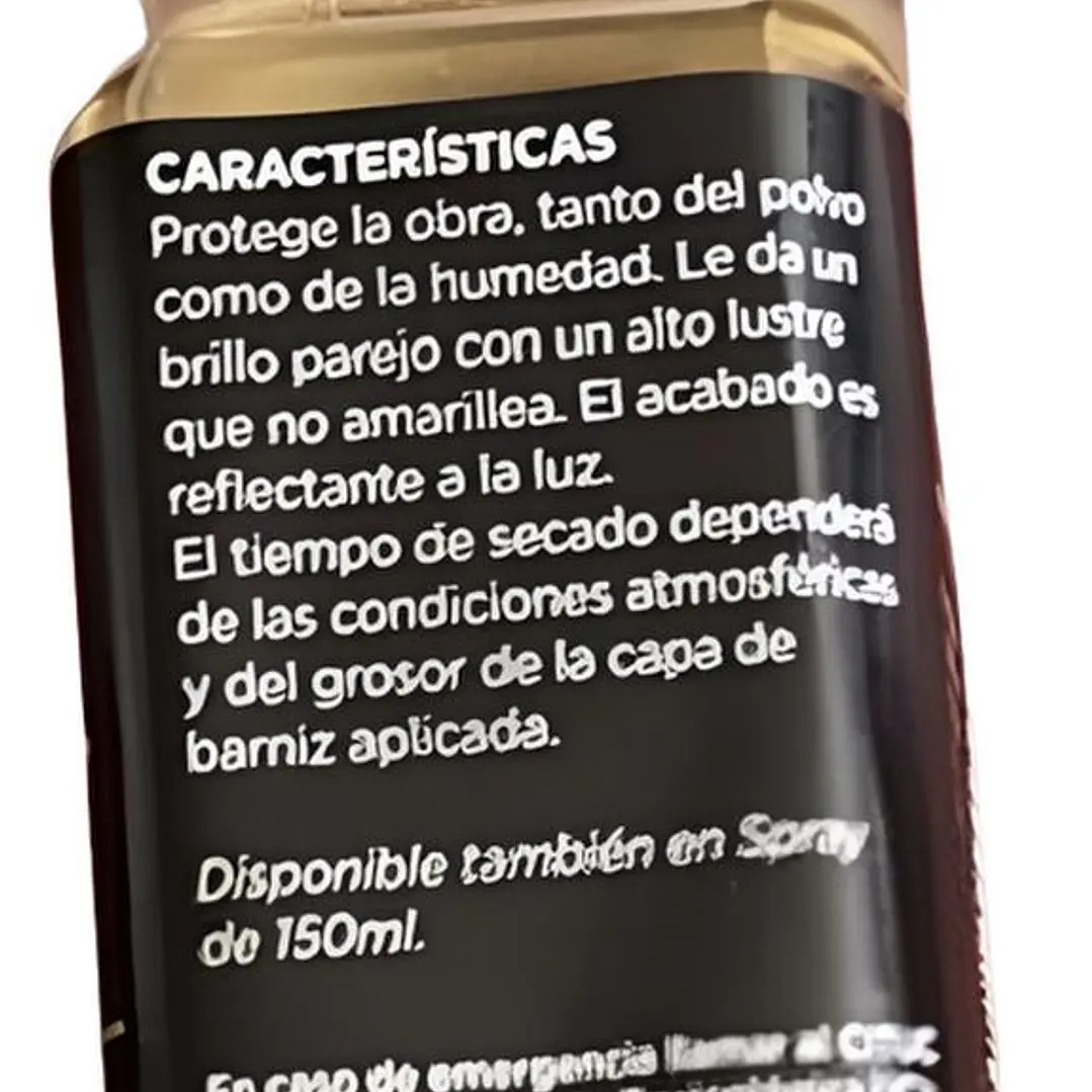 Barniz Cristal 35% Frasco 80ml. Artel 3