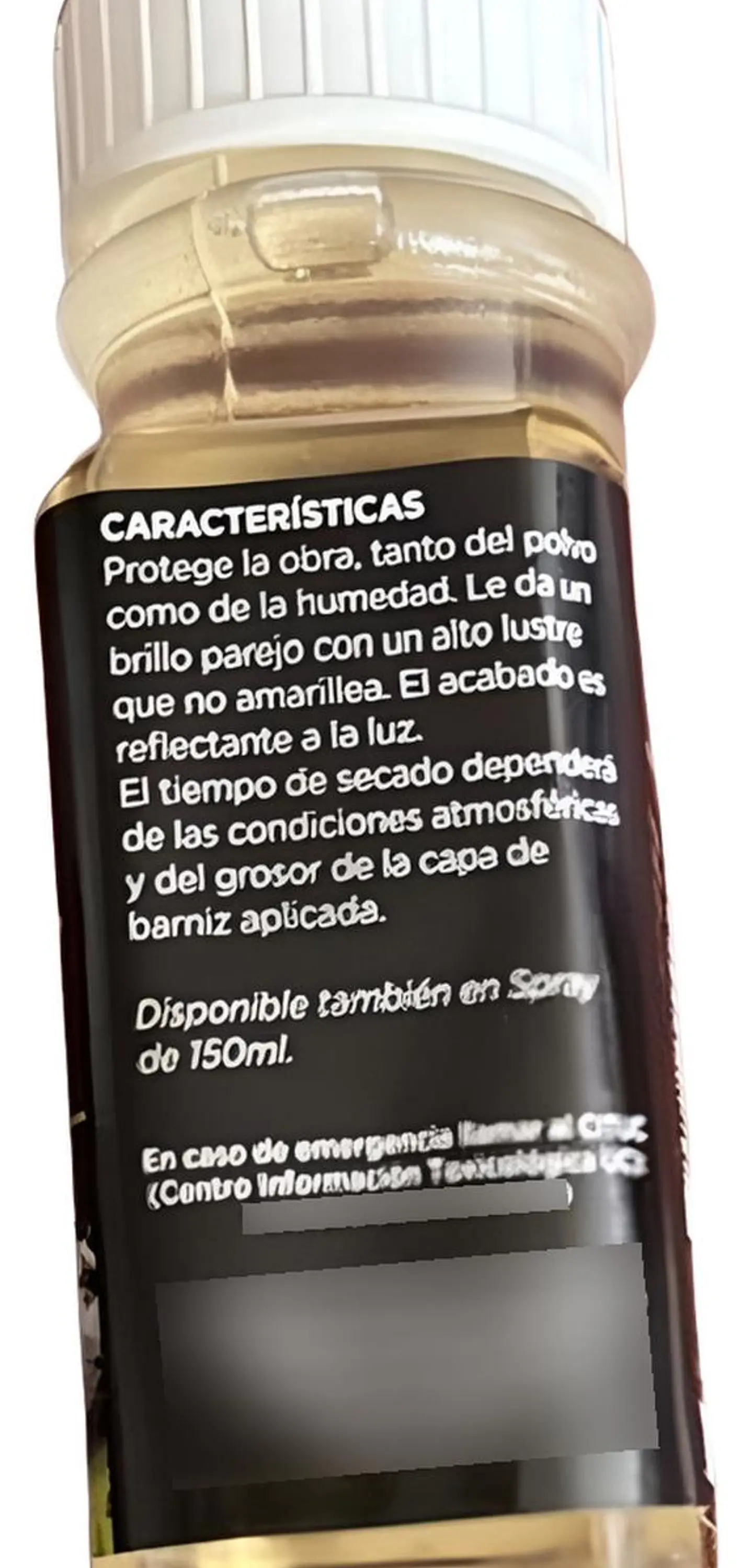 Barniz Cristal 35% Frasco 80ml. Artel 3
