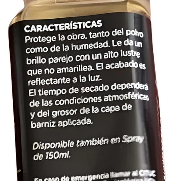 Barniz Cristal 35% Frasco 80ml. Artel 3