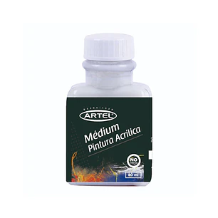 Médium Pintura Acrílica 80ml. Artel