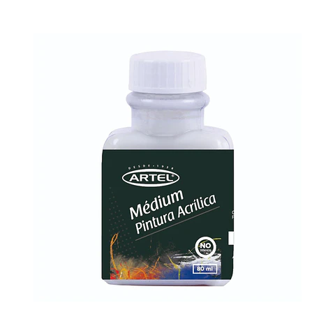 Médium Pintura Acrílica 80ml. Artel
