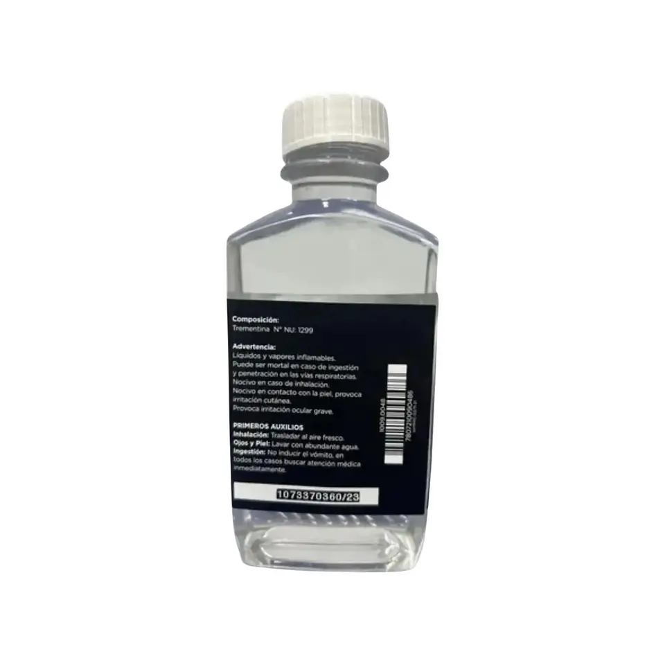 Trementina, Disolvente Pintura Al Óleo 200ml. Artel. 2