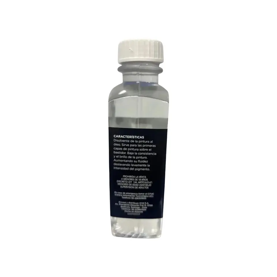 Trementina, Disolvente Pintura Al Óleo 200ml. Artel. 3