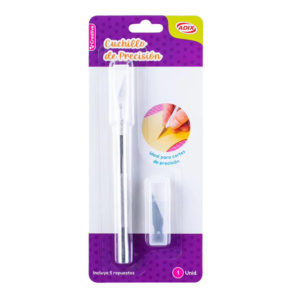 Cuchillo De Precision Tipo Lapiz + 5 Repuestos. Adix 1