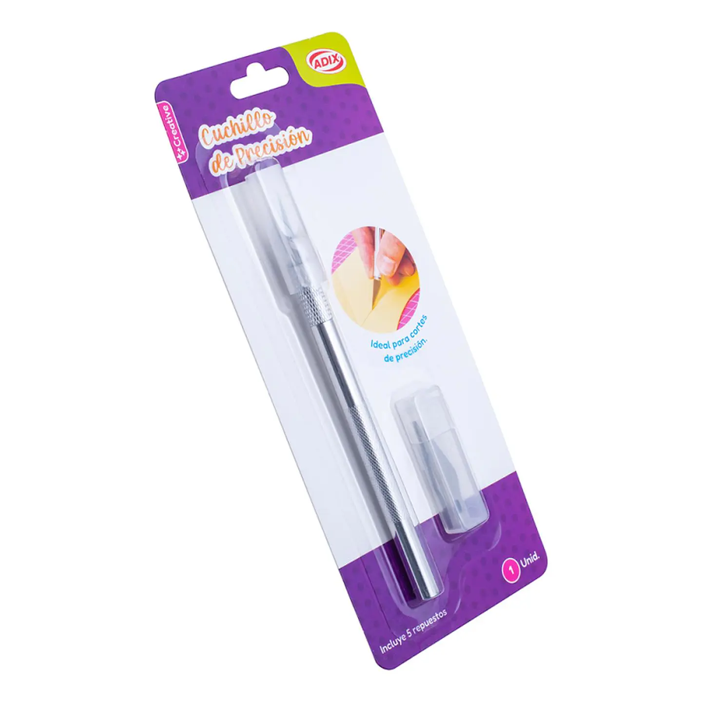 Cuchillo De Precision Tipo Lapiz + 5 Repuestos. Adix 2