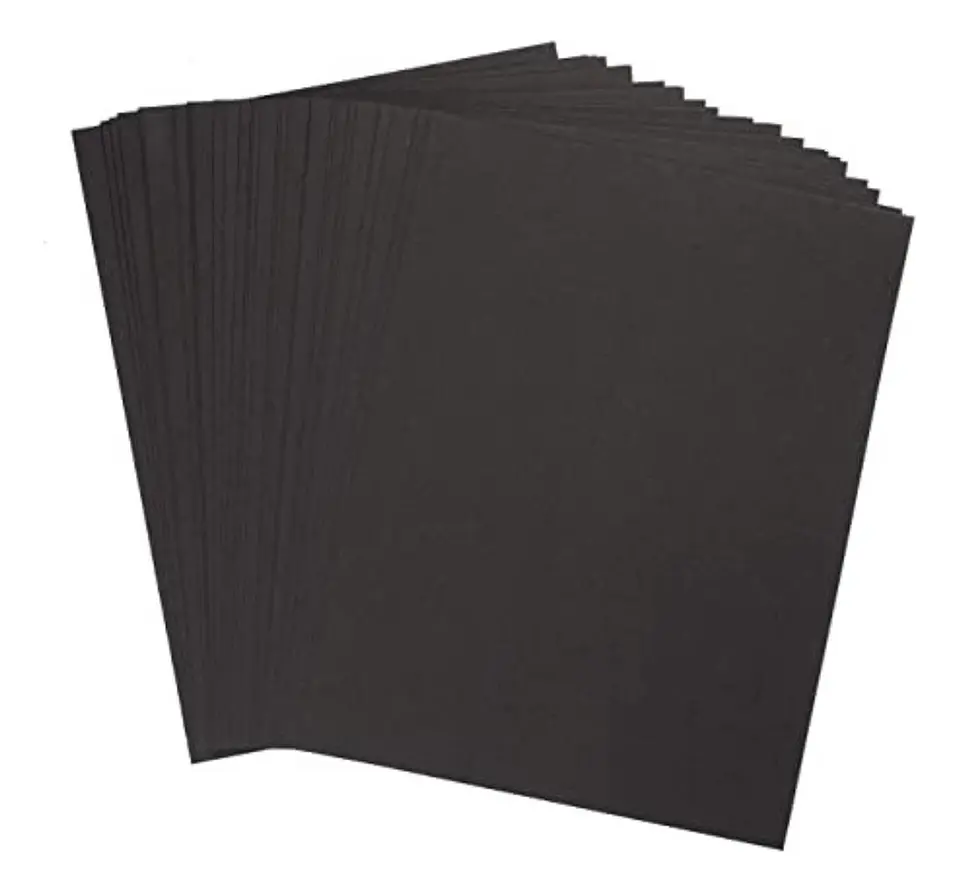 Papel Bond Negro A5 110grs 100 Hojas 2
