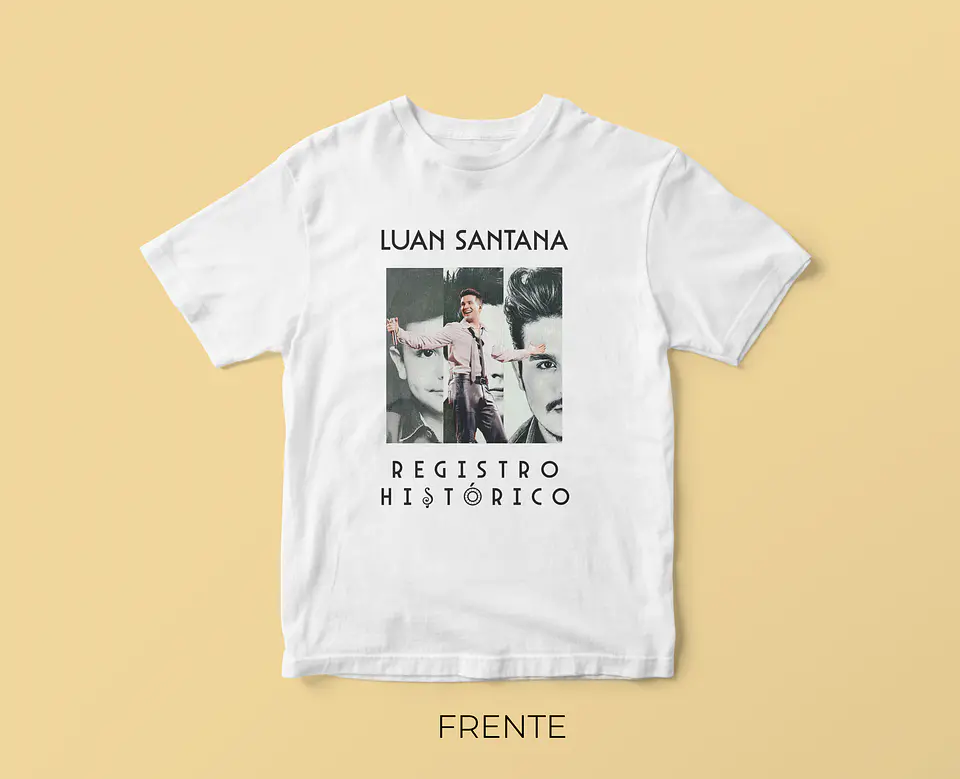 T-shirt Luan Santana – Digressão Registro Histórico 1
