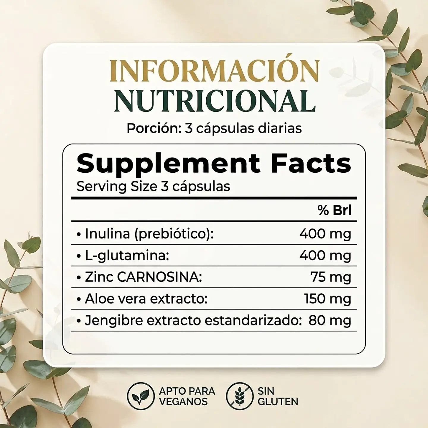 Suplemento Equilibrio Intestinal 2