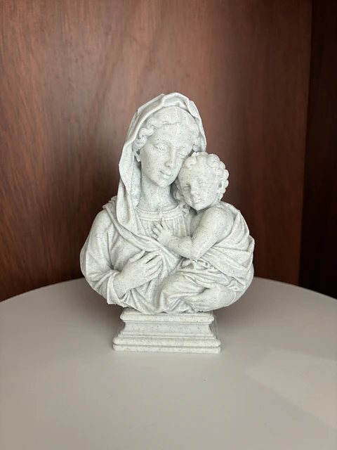 Busto Virgen María y el Niño