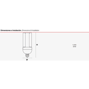 Ampolleta LED Roblan 54W Luz Fria E40 IP65 – Corn