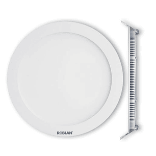 Panel LED Embutido Redondo 6W 6500K Aro Blanco