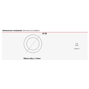 Embutido Slim Redondo LED 5W 4000K Cromo Mate