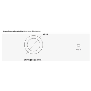 Embutido Slim Redondo LED 5W 4000K Cromo Mate