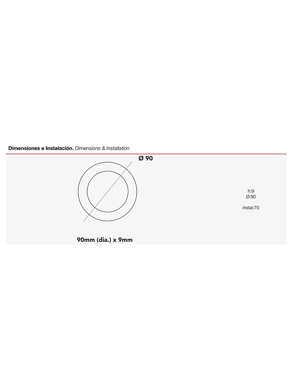 Embutido Slim Redondo LED 5W 4000K Cromo Mate 2