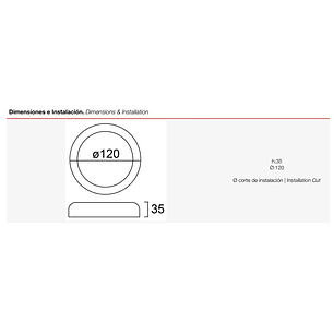 Plafón Sobrepuesto LED 6W 3000K Aro Blanco 