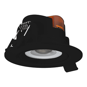 Downlight LED Orientable 6,5W Luz Neutra Negro