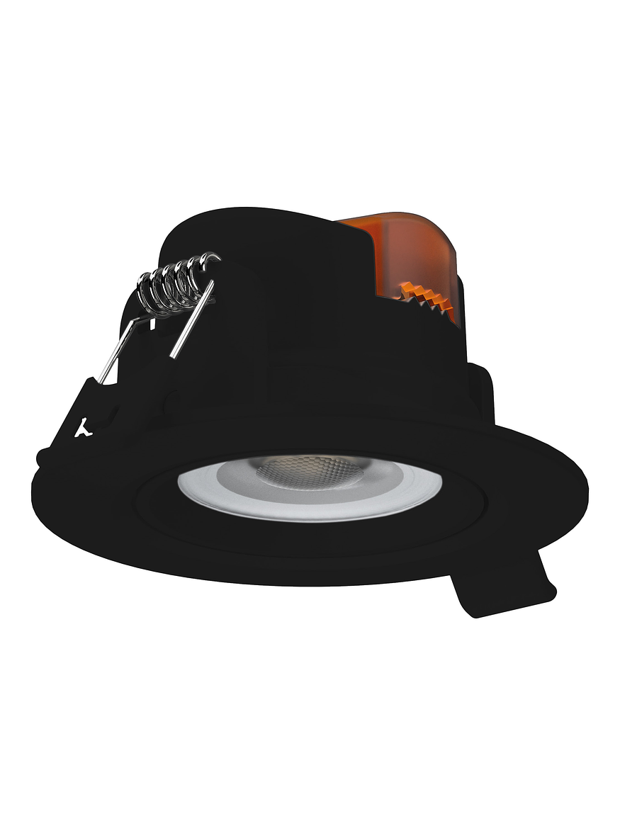 Downlight LED Orientable 6,5W Luz Neutra Negro 1