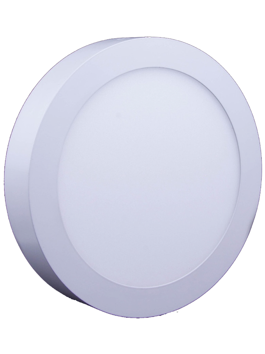 Plafón Redondo Sobrepuesto LED 12W 3000K Aro Blanco 1