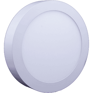 Plafón Redondo Sobrepuesto LED 12W 4000K Aro Blanco