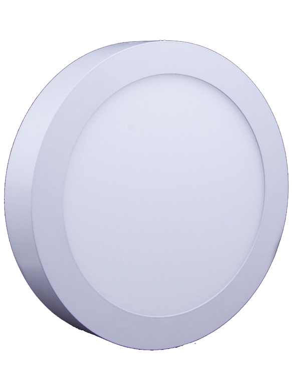 Plafón Redondo Sobrepuesto LED 12W 6500K Aro Blanco 1