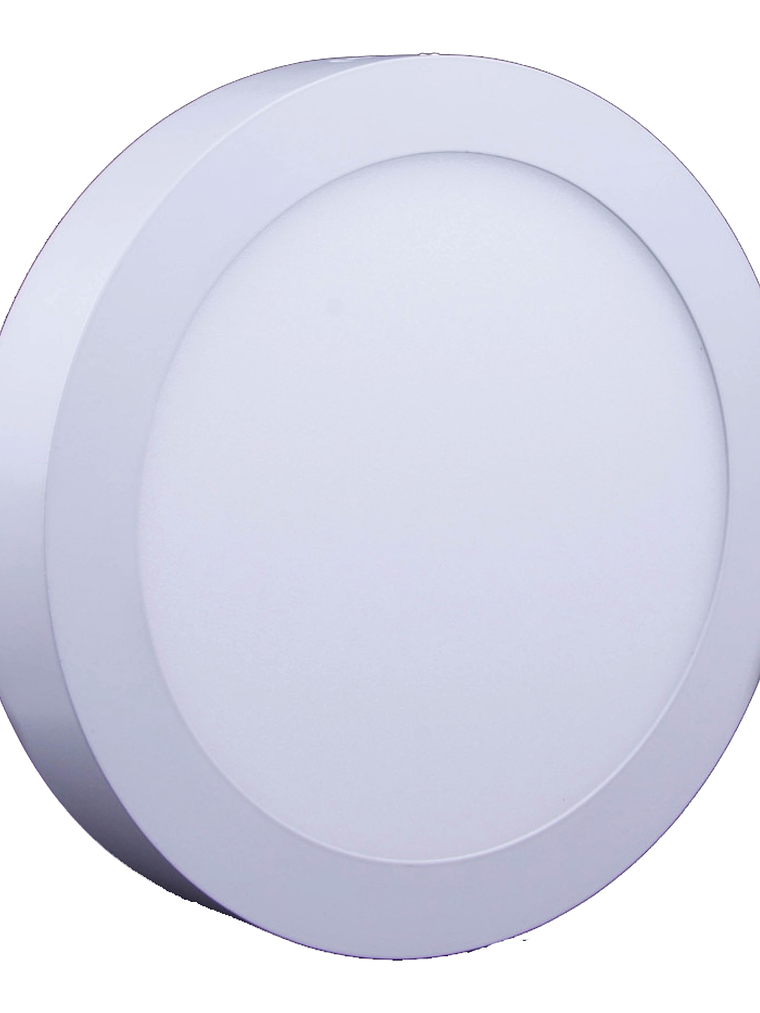 Plafón Techo Redondo LED 30W 6500K Luz Fría Borde Blanco 1