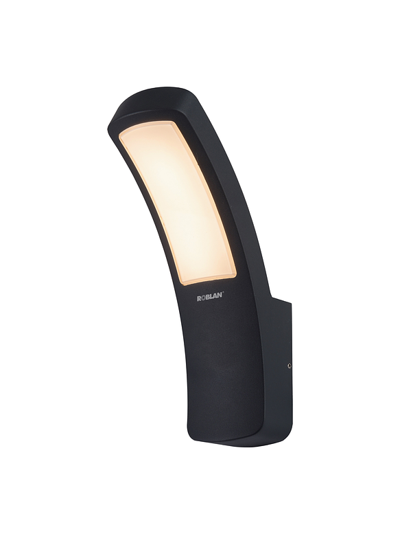 Aplique LED Exterior 12,5W Luz Cálida IP54 Gris Oscuro 1