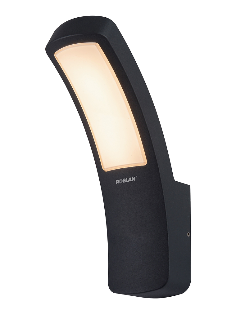 Aplique LED Exterior 12,5W 600lm 3000K IP54 Gris Oscuro 1