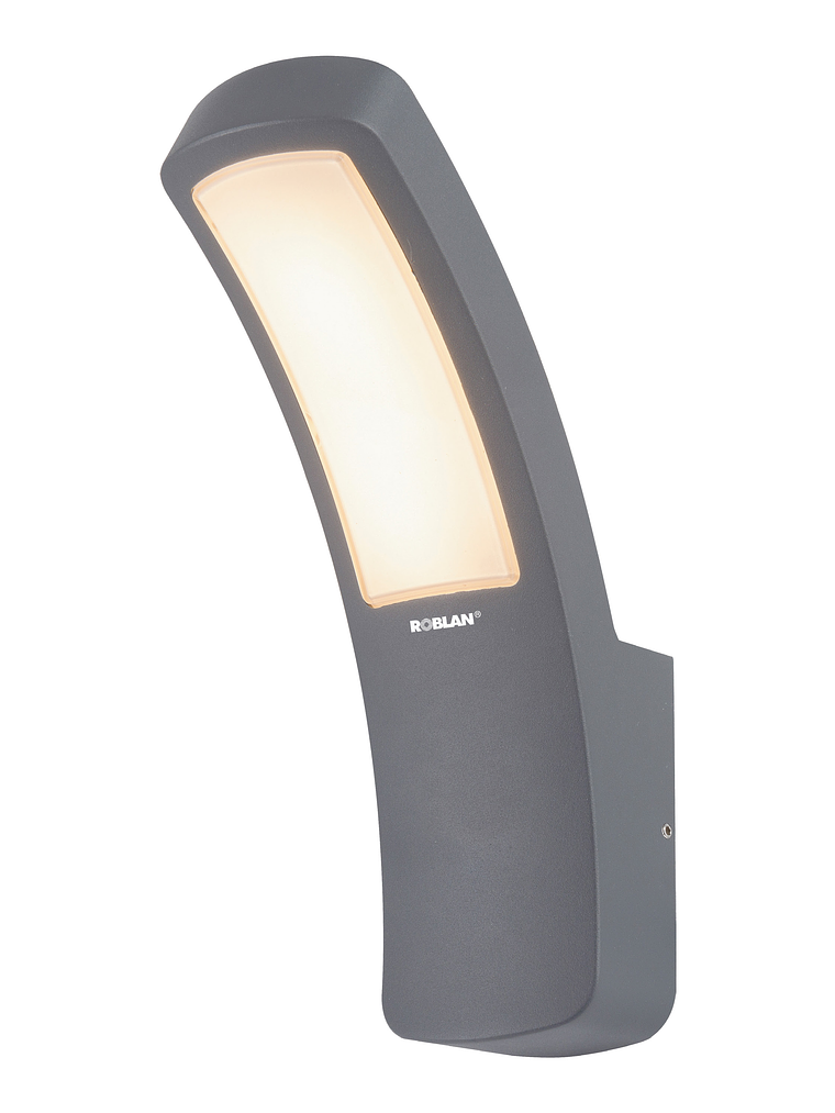 Luminaria Muro Exterior LED 12W 3000K(Luz Cálida) Gris Claro IP54 1