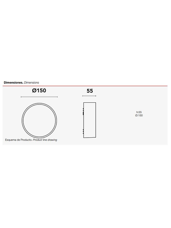 Plafón LED exterior Redondo 6W 3000K IP54 - Plata 2