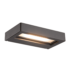 Aplique LED Exterior 11W Luz Cálida IP54 Gris Oscuro