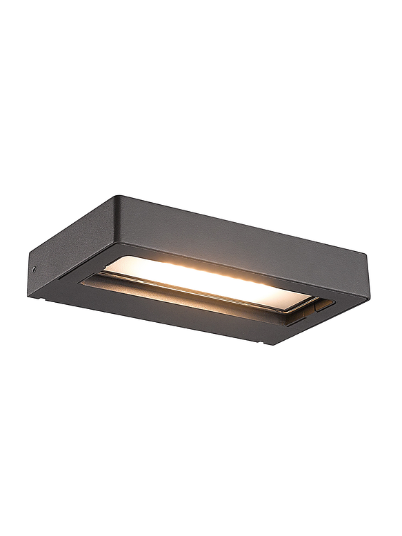 Aplique LED Exterior 11W Luz Cálida IP54 Gris Oscuro 1